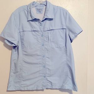 LL Bean Ladies Outdoor Fishing Shirt